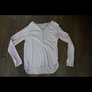Prana pink Henley
